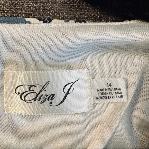 Eliza J Multicolor Paisley A-line Dress 14 - Picture 7 of 8